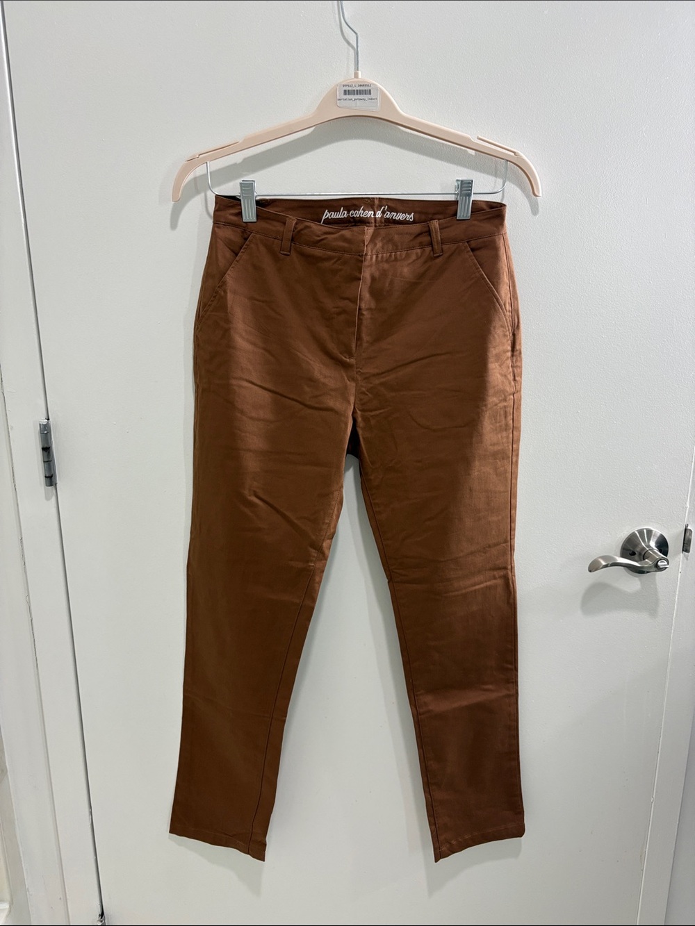 Men's Brown Slim Chinos
